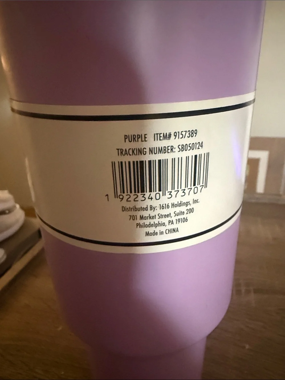 Hyperquench lavender stainless